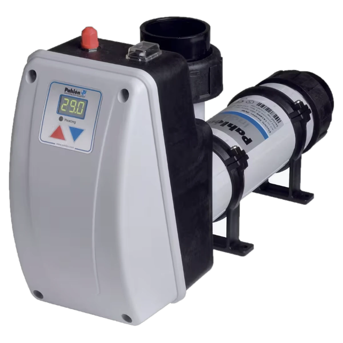 Réchauffeur électrique Pahlen Aqua HL 6 kW pour bain nordique, boîtier de régulation et corps de chauffe